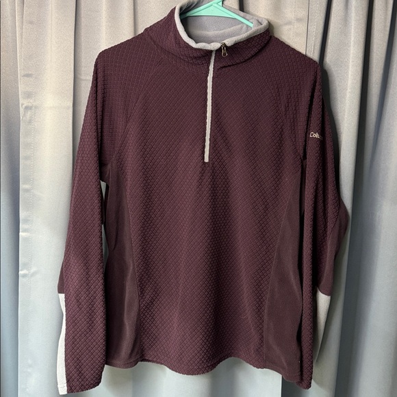 Columbia Tops - Columbia Blue and Purple Fleece Pullover